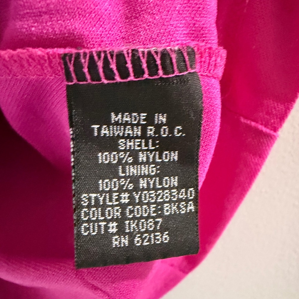 Vintage Y2K Guess Sleeveless Top Women Large Pink Mesh Flocked Graphic Excellent - Picture 4 of 6